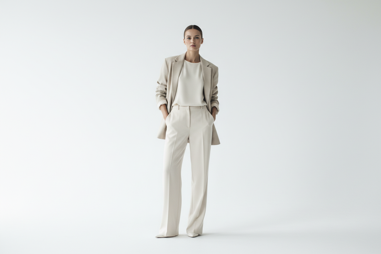 Zara-style essentials editorial banner